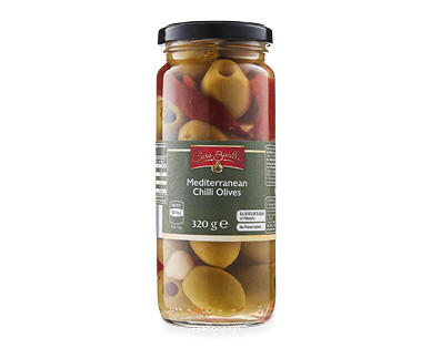Mediterranean Chilli Olives 320g