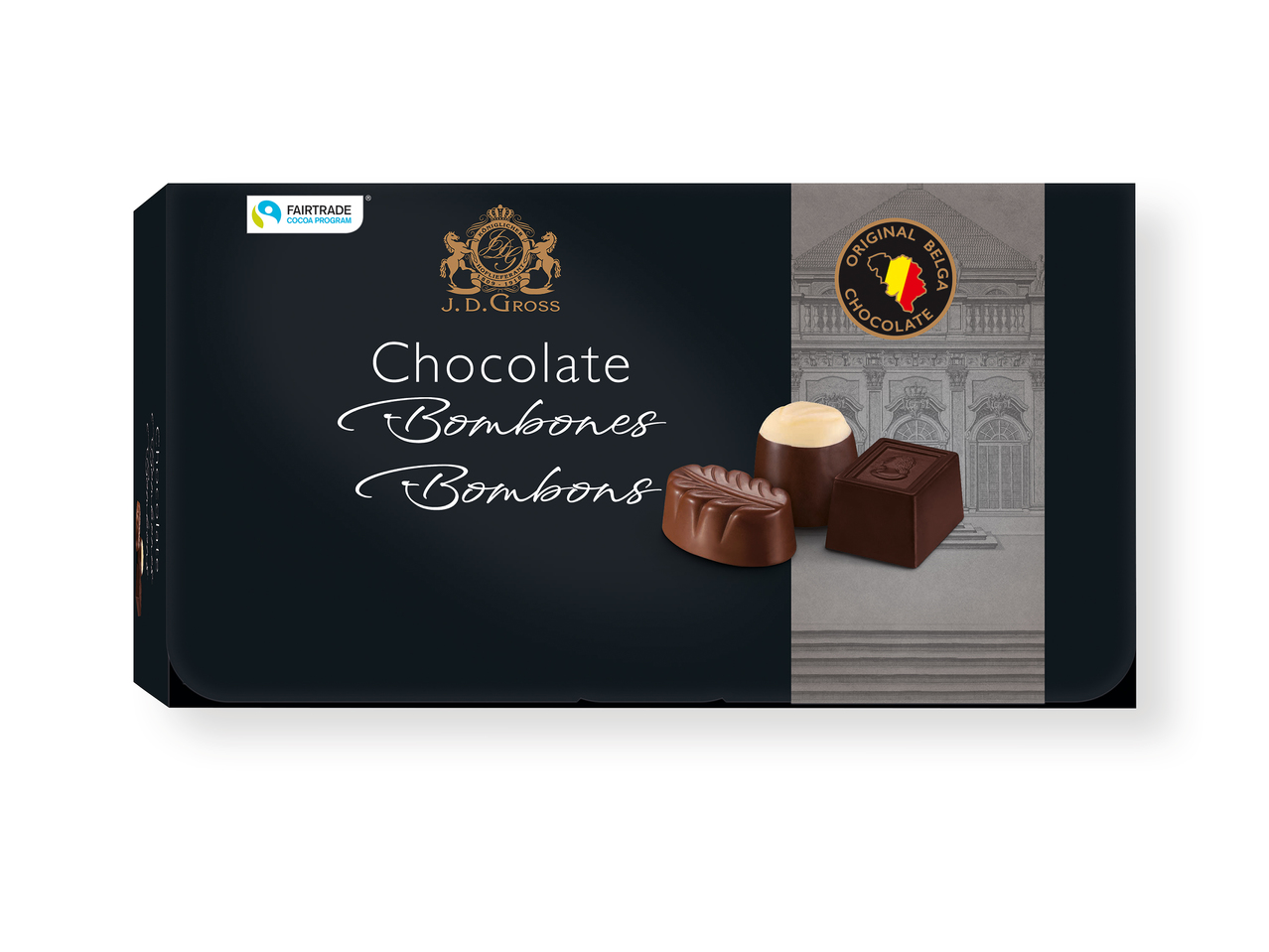 'J.D. Gross(R)' Bombones con chocolate belga