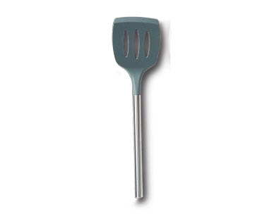 Stainless Steel and Silicone Slotted Turner