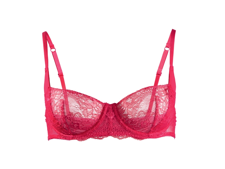 Lace Bra with Transparent Cups