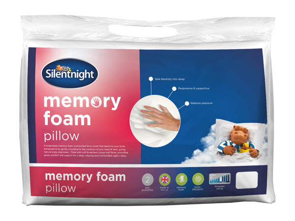 Silentnight Memory Foam Pillow1