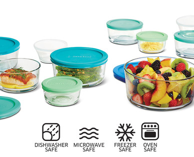Crofton 20-Piece Glass Food Storage Set With Lids