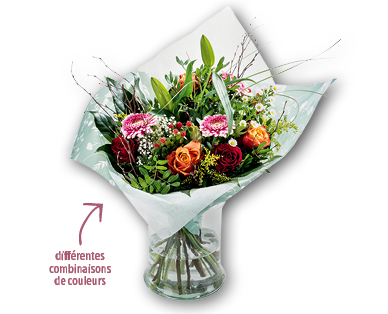 Bouquet de fleuriste exclusif