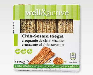 WELL&ACTIVE Chia-Sesam-Riegel