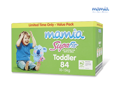 Toddler Nappies Value Pack 84pk