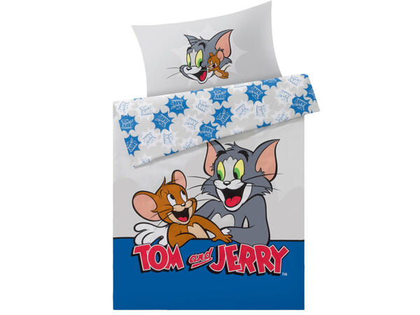 Parure copripiumino singolo "Tom and Jerry"
