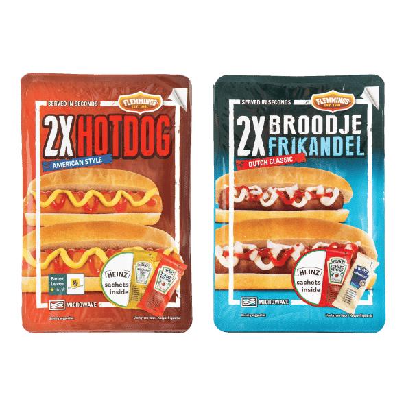 Hot-dog ou petit pain fricadelle