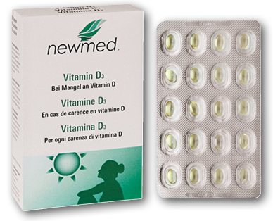 Vitamine D3 en capsules NEWMED
