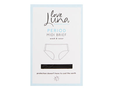 Love Luna Active Period Underwear Midi Brief