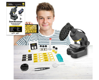 National Geographic 24-Piece Zoom Microscope Set
