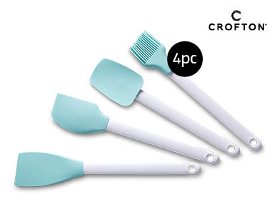 Silicone Baking Utensils 4pc or Silicone Rolling Pin