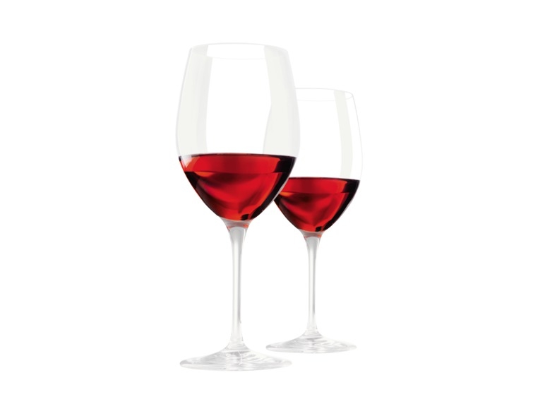 Set pahare vin rosu/alb, 600 ml / 380 ml, 6 bucati
