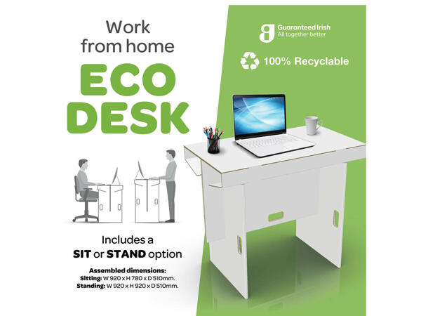 Fold-Away Eco Desk