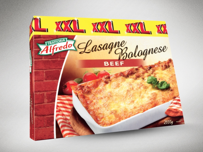 Lasagna Bolognese cu carne de vită, 2000 g