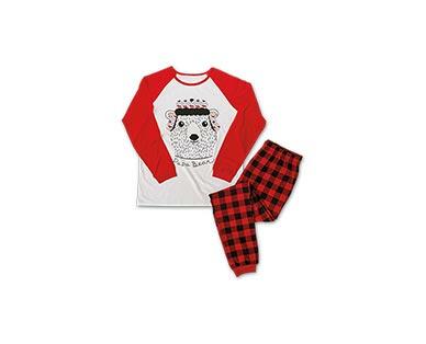 Merry Moments Men's or Ladies' Holiday Pajama Set