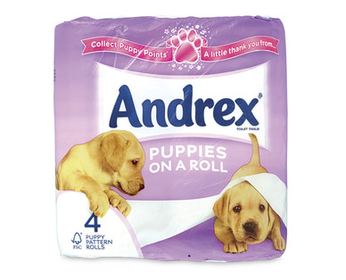 Andrex Puppies On A Roll
