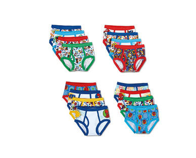 Toddler Boys' 8 Pack or Girls' 10 Pack Character Underwear