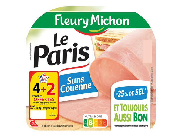 Fleury Michon jambon de Paris