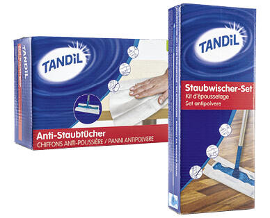 TANDIL 
 ANTI-STAUBTÜCHER/ 
 STAUBWISCHER-SET
