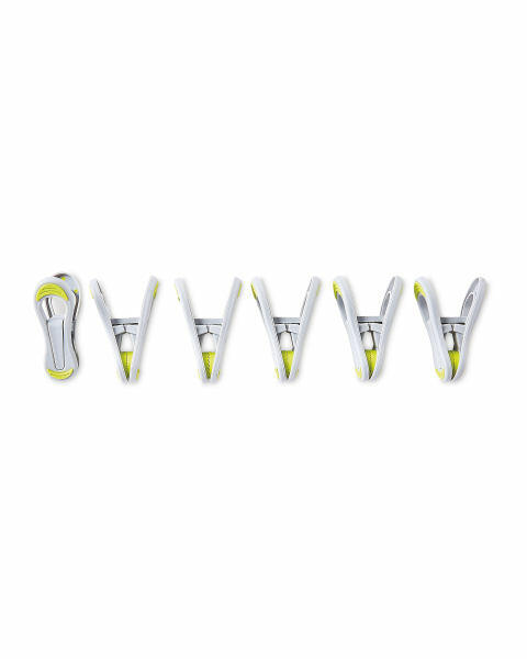 Grey & Lime Pegs 36 Pack