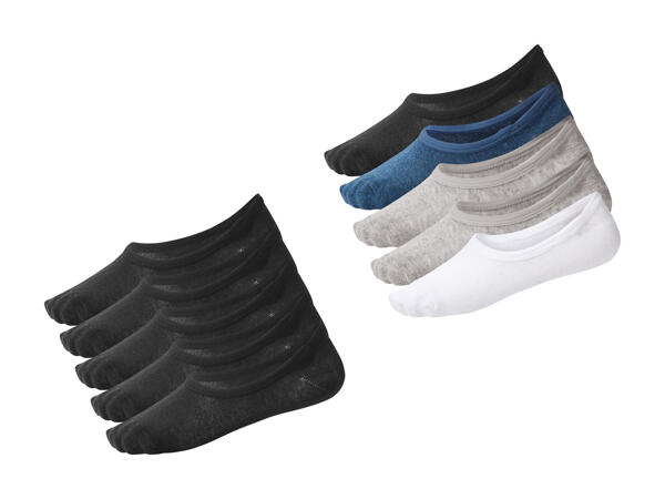 Chaussettes invisibles en coton, 5 paires
