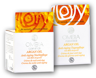 Crema viso anti-aging all'olio di Argan OMBIA COSMETICS