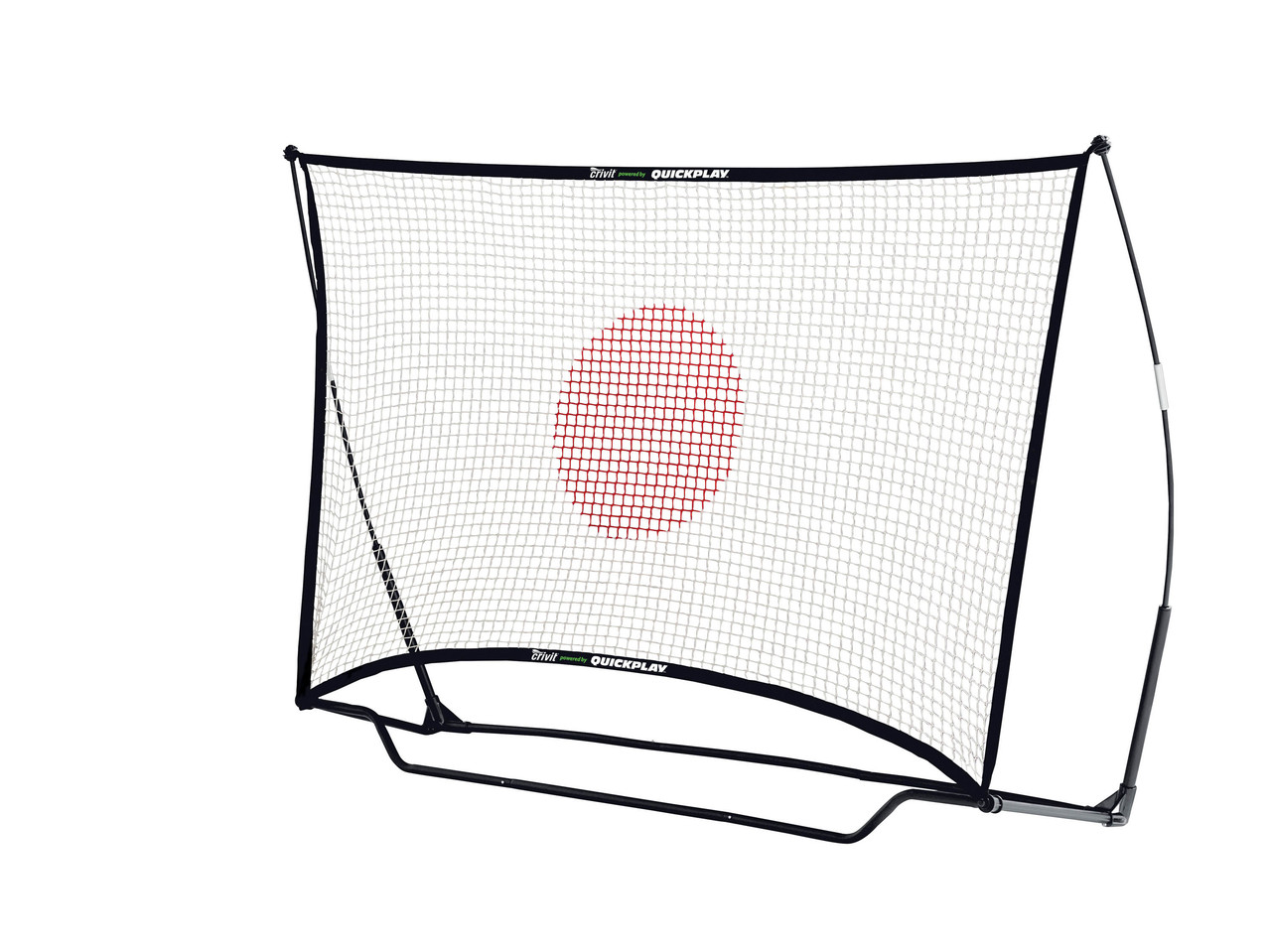 2-IN-1:PORTABLE POP-UP GOAL WITH REBOUND NET
