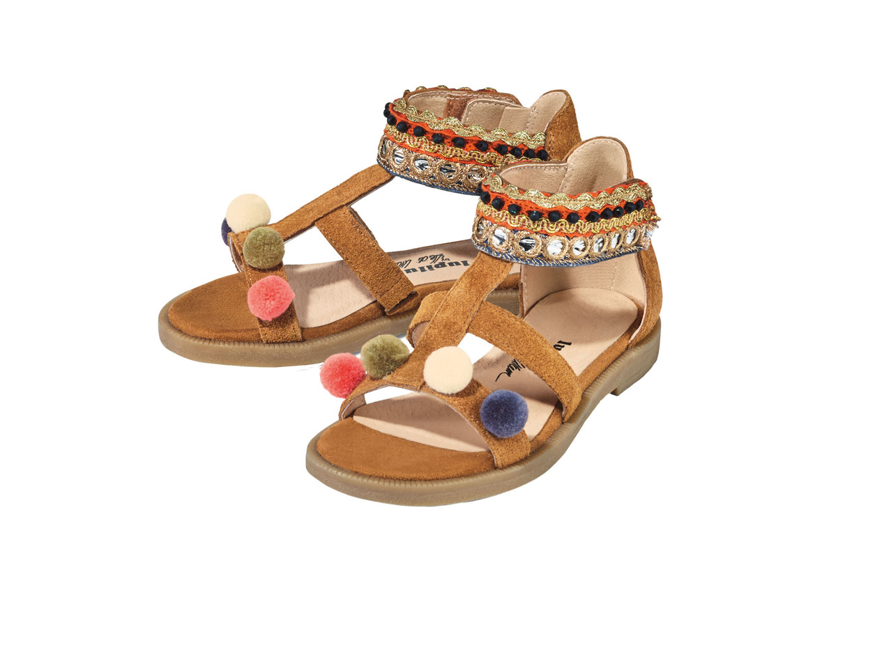 Girls' Leather Sandals