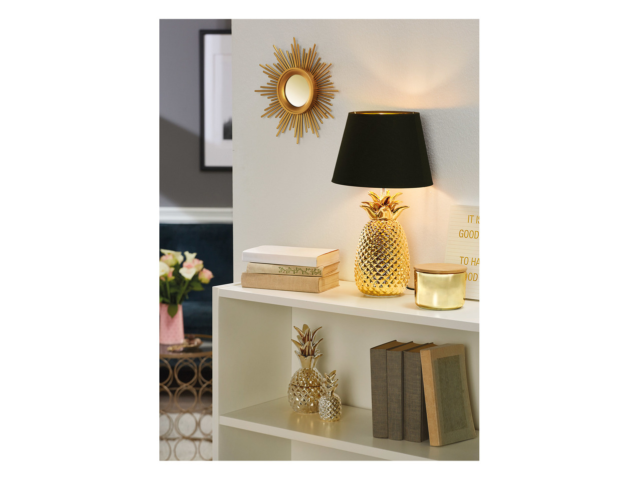 Livarno Lux Pineapple LED Table Lamp1