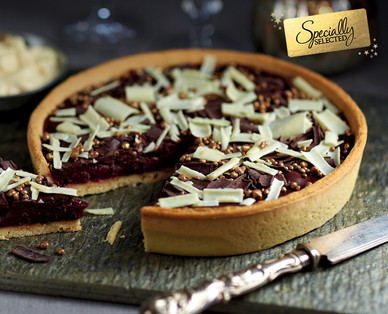 Specially Selected Black Forest Belgian Tart