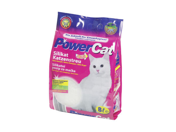 Lettiera per gatti in silicio Power Cat