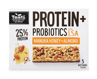 TASTI Protein+ Probiotic Bars 5pk/175g