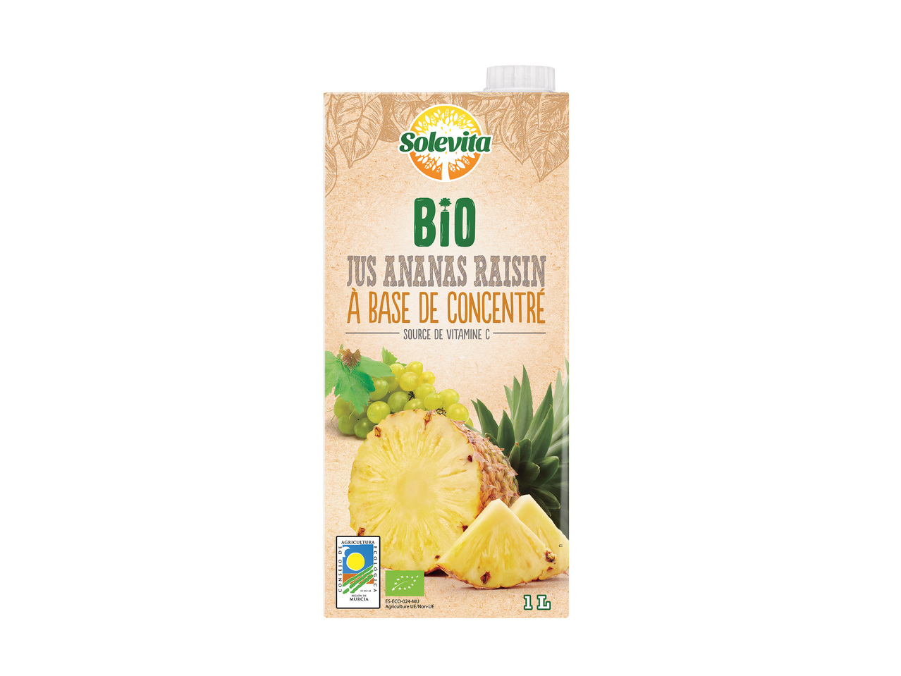 Jus ananas raisin ABC Bio1