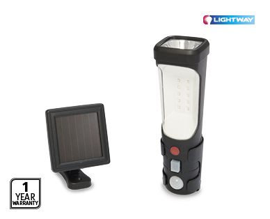 Solar Powered Motion Sensor Light with LED Torch