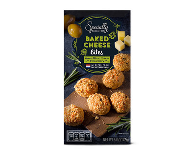 Specially Selected Baked Cheese Bites Quattro Formaggi or Green Olive