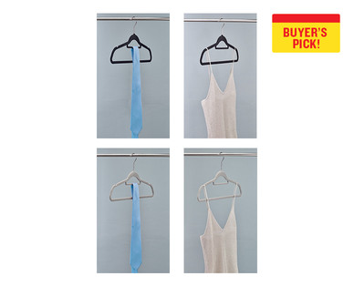 Easy Home 30-Pack Velvet Touch Hangers