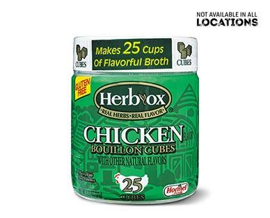 Herb-OX 
 Chicken or Beef Bouillon Cubes