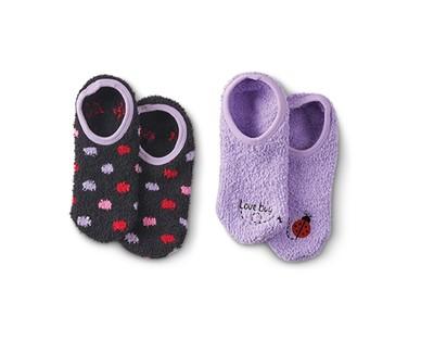 Serra Ladies' 2-Pack Cozy Footie Socks