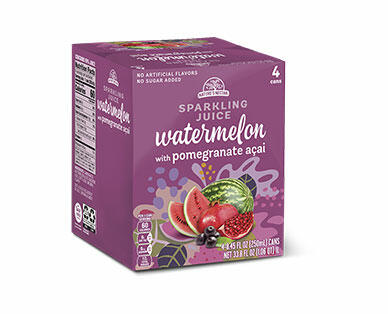 Nature's Nectar Sparkling Watermelon Juice 4-Pack Assorted varieties