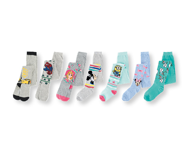 Calze lunghe per bambini DISNEY/CARS/SPIDERMAN/PRINCESS/MICKEY MOUSE/DESPICABLE ME/MINNIE MOUSE/FROZEN