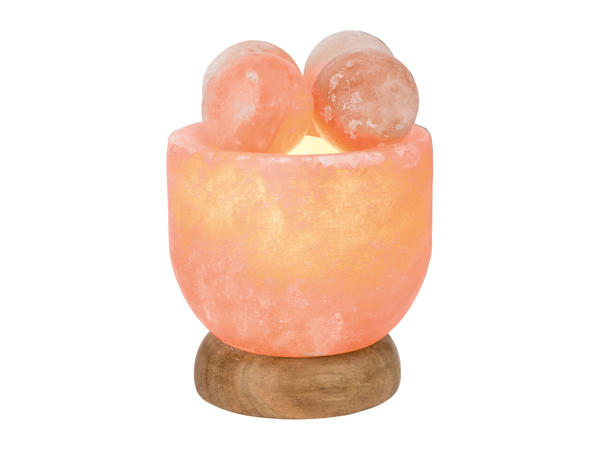 Melinera Illuminated Salt Crystal Bowl