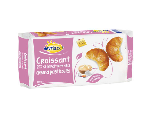 Croissant pastry cream