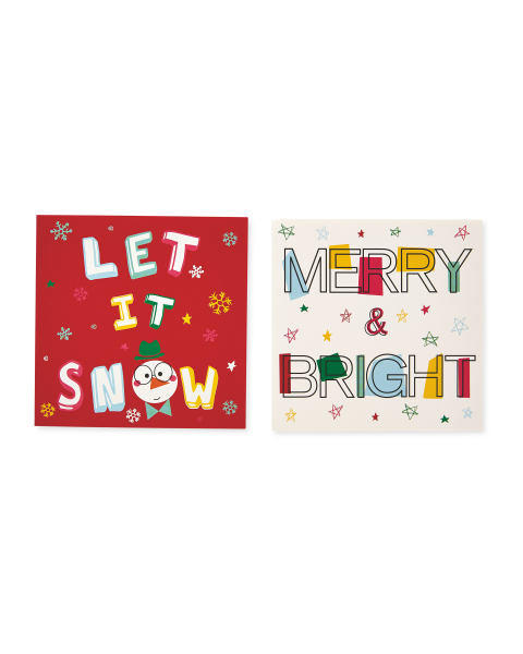 Bright Mini Christmas Cards