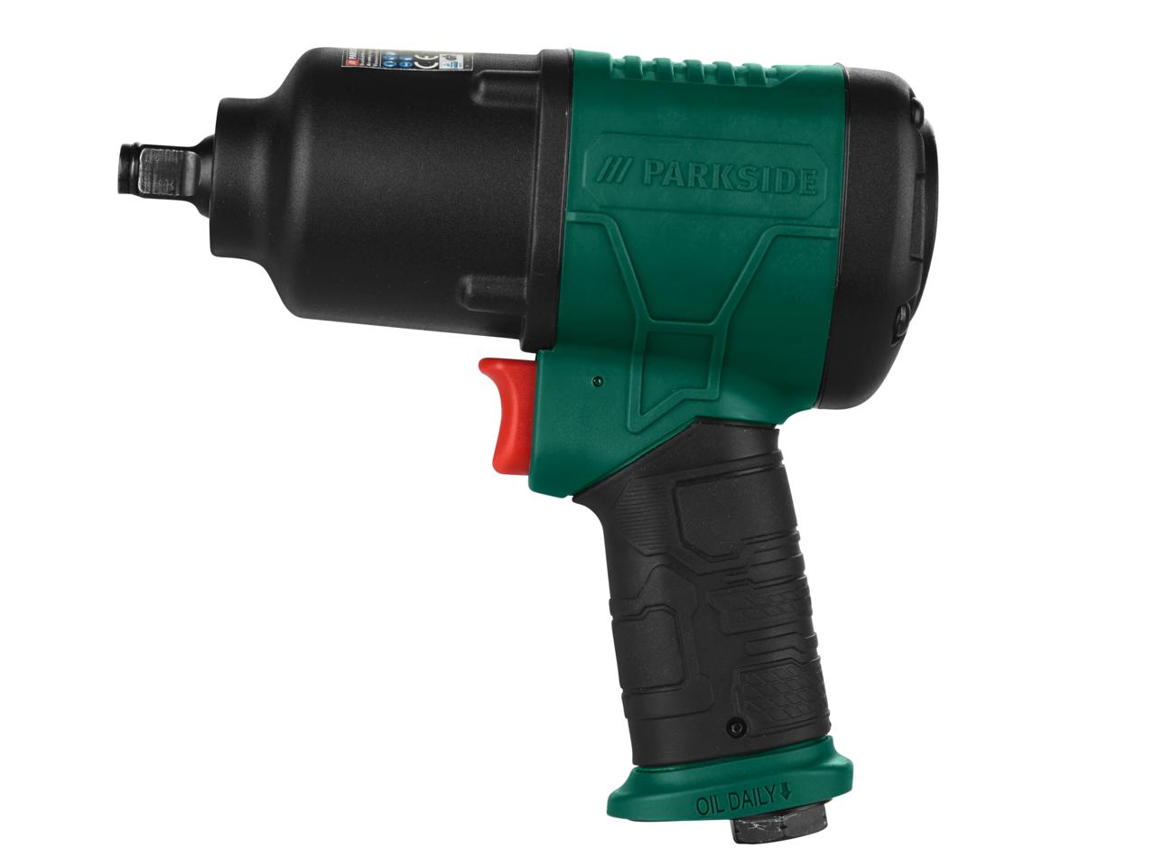 Pneumatic Impact Driver with Double Impact Mechanism
