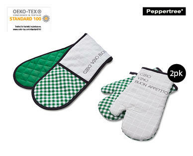 Oven Mitt 2 Pack or Double Oven Glove
