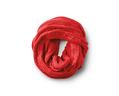 Serra Ladies' Cable Knit Infinity Scarf