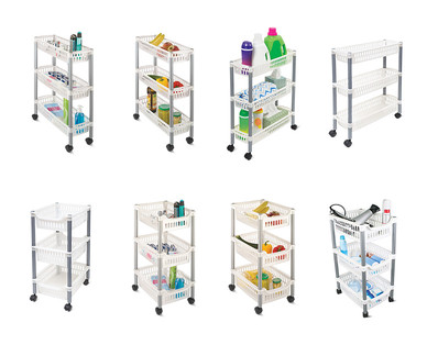 Easy Home 3-Tier Rolling Cart