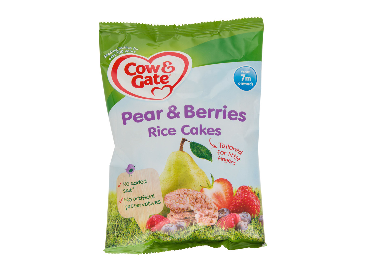 Cow & Gate Rice Cakes Pear & Berries
