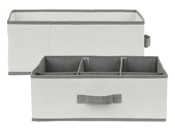 Box portaoggetti, 1 o 2 pezzi o organizer per cassetti