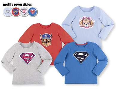 Shirt à manches longues pour enfants SUPERWOMAN™/PAW PATROL™/SUPERMAN™